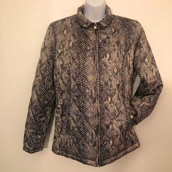 Lovely Easy Spirit Size Large Snake Skin Jacket! - Picture 1 of 12